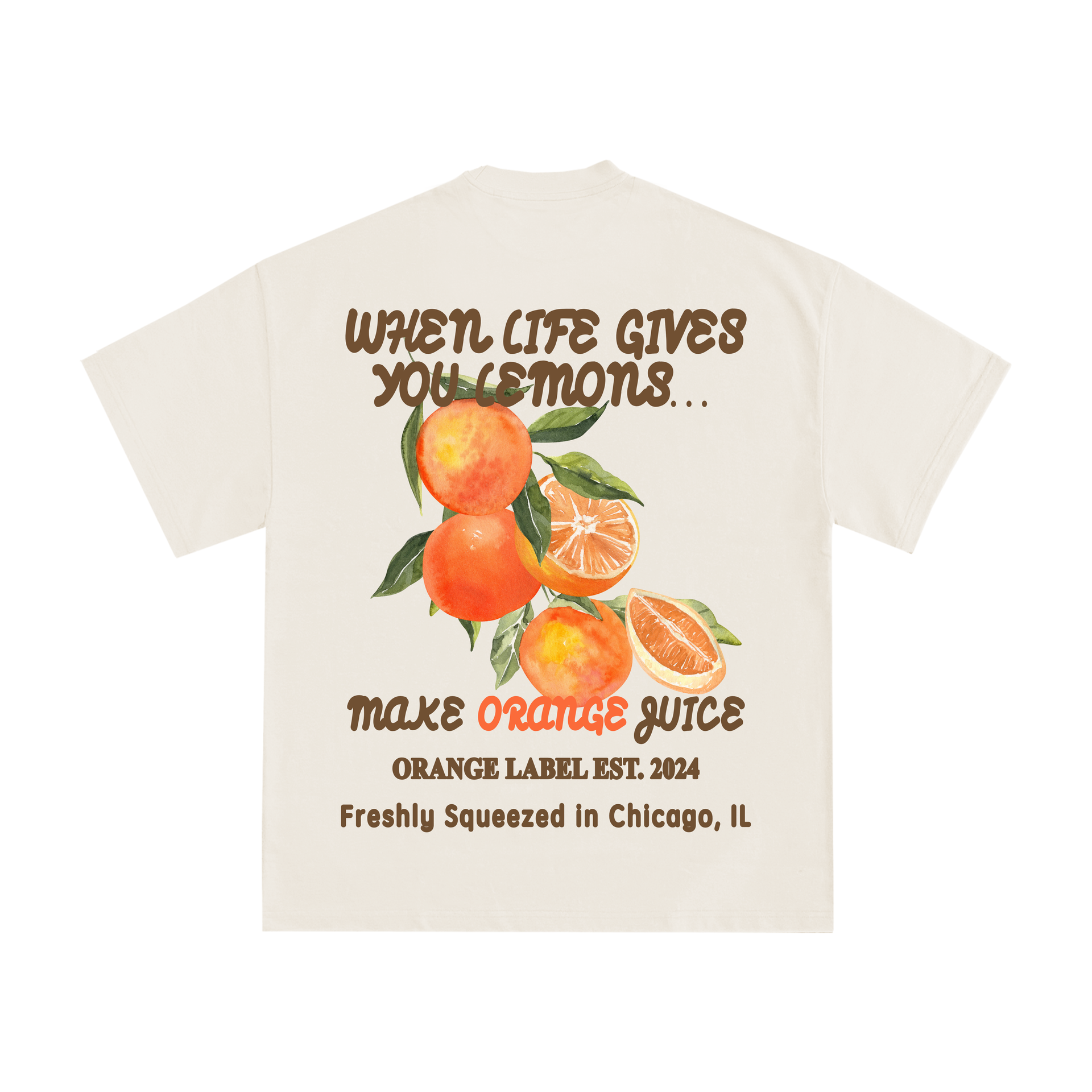 ORANGE LABEL PROTOTYPE TEE (305 GSM) – Royal Threads Apparel Chicago