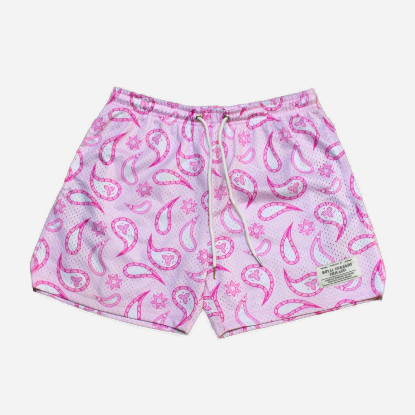 PINK PAISLEY MESH